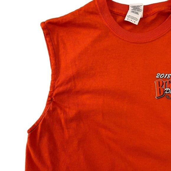 2018 Bike Week Daytona beach muscle graphic muscle t-shirt orange unisex medium - Picture 6 of 11